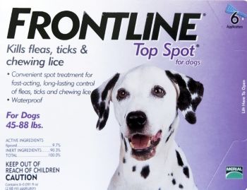 Frontline For Dogs 6 Months 45-88 Lbs.